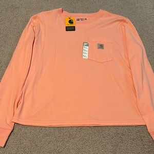 Carhartt Loose Fit Lightweight Long Sleeve Crewneck Pocket T-Shirt